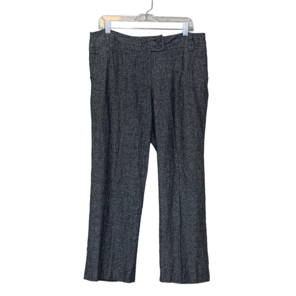 Cato gray straight leg office pants size 14P - Picture 1 of 9